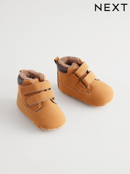 חום דבש - Touch Fastening Baby Work Boots (0-24mths) (B72661) | ‏38‏₪