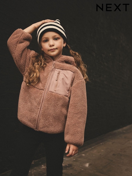 Black/Ecru Cream Stripe Rib Beanie Hat (1-16yrs) (B72684) | €3.50 - €6