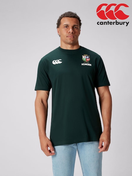 Canterbury Green British & Irish Lions Rugby Cotton Jersey T-Shirt (B72883) | 148 QAR