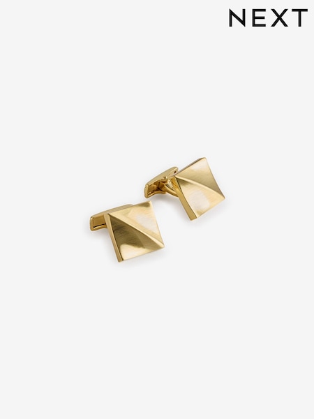Złoty - Square Cufflinks (B72931) | 37 zł