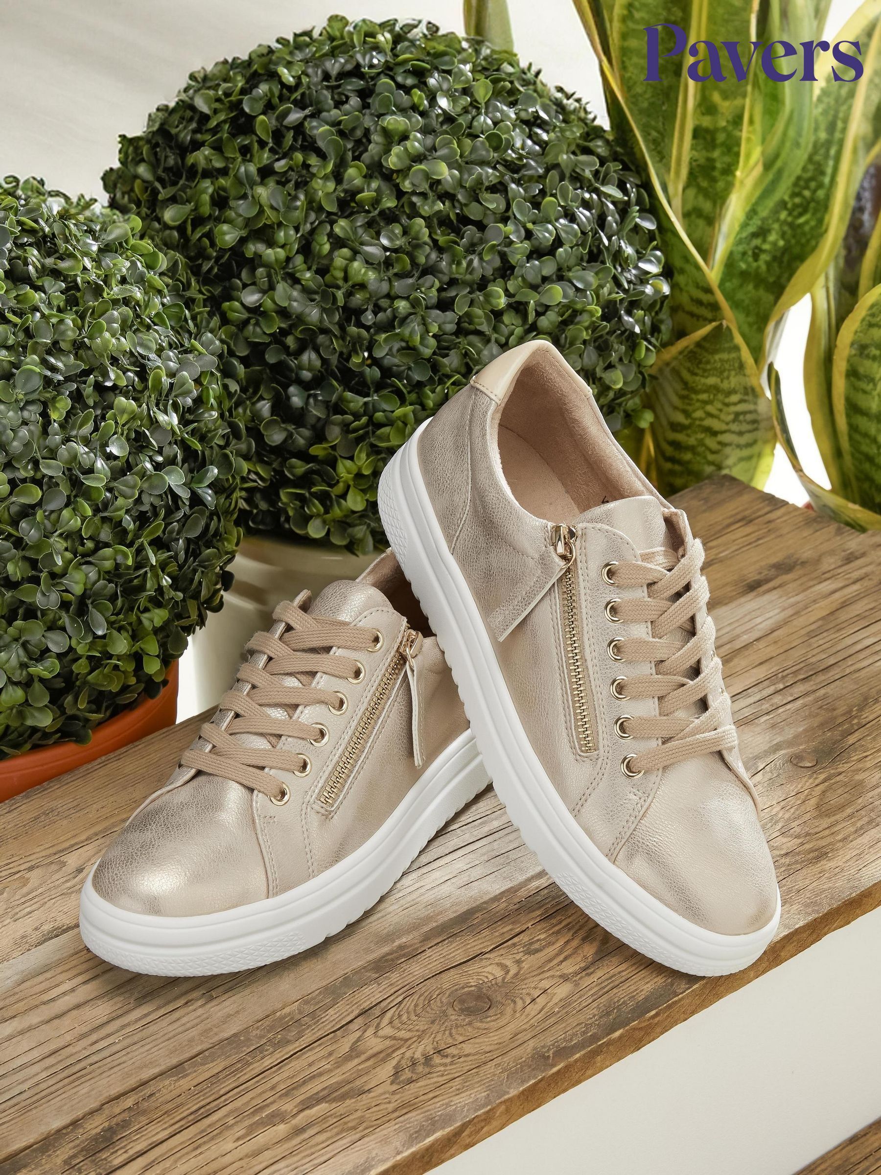 Next gold trainers store