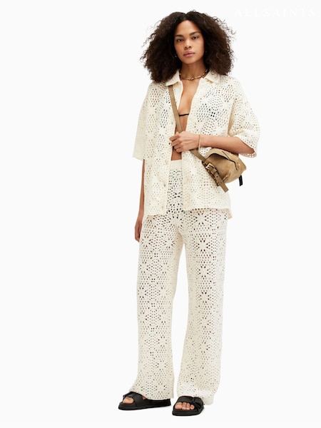 AllSaints White Milly Trousers (B73224) | €79