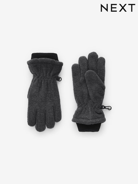 Charcoal Grey Fleece Gloves (3-16yrs) (B73398) | TRY 296 - TRY 407