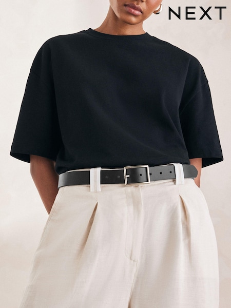 Črna/srebrna - Regular Reversible Belt (B73474) | € 13