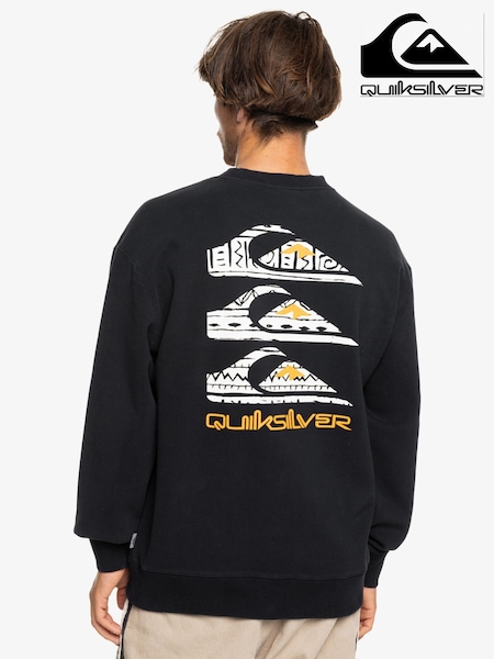 Quiksilver Watson Lake Logo Crew Neck Sweatshirt (B73714) | 312 LEI