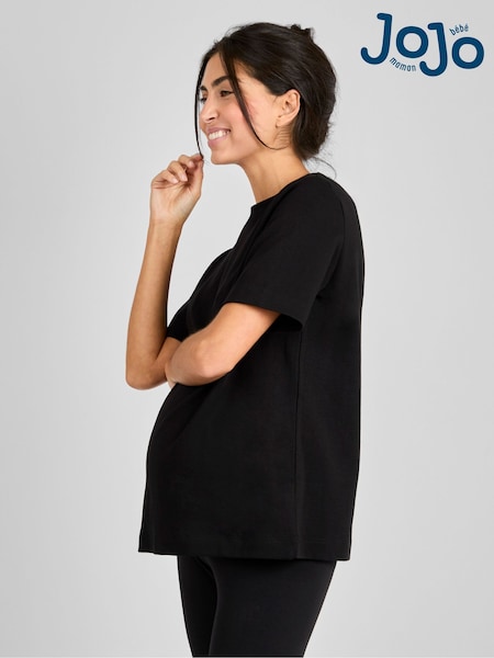 Schwarz - JoJo Maman Bébé Umstandsmode Oversize-Boyfriend-T-Shirt (B73903) | 30 €
