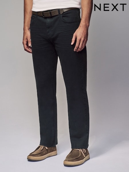 Blue Deep Straight Fit Belted Authentic Jeans (B74011) | 94 QAR