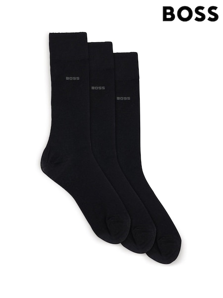 BOSS Cotton-Blend Socks 3 Pack In A Regular Length (B74259) | R$ 195