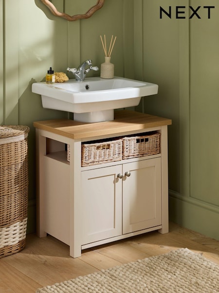 Natural Stone Malvern Under Sink Storage Cabinet (B74553) | €225