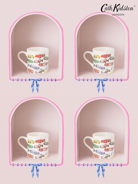 Cath Kidston Blue Mollie Mug Set Of 4 (B74575) | €54