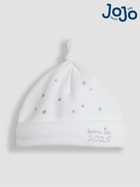 Jojo Maman Bébé Born In 2025 Embroidered Hat (B74666) | 8 €