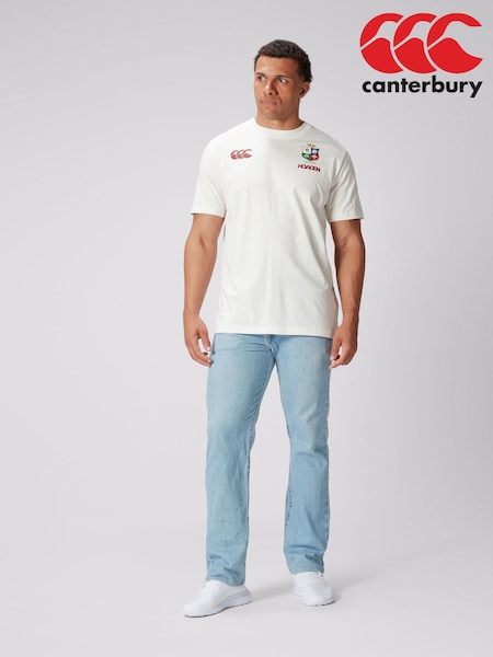 Canterbury Cream British & Irish Lions Rugby Cotton Jersey T-Shirt (B74874) | 42 €
