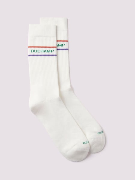Белый - Duchamp Mens Sports Socks (B75014) | €27