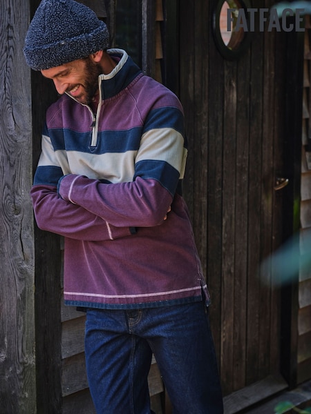 FatFace Airlie Dark Red Panel Sweatshirt (B75057) | €52.50