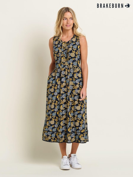 Brakeburn Blue Luna Sleeveless Dress (B75357) | AED174