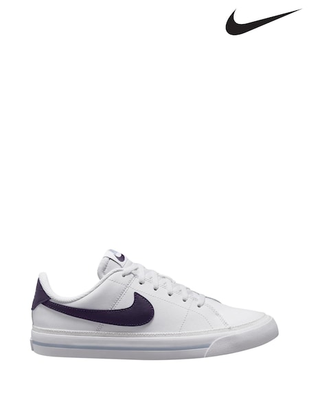 Alb/Burgundiu - Pantofi sport Nike Court Legacy  (B75368) | 234 LEI