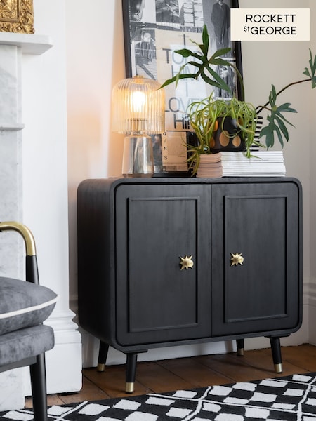 Rockett St George Black Ringo Small Sideboard (B75371) | €821
