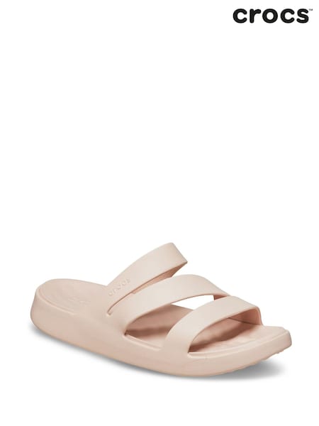 Crocs Cream Getaway Strappy Sandals (B75421) | AED233