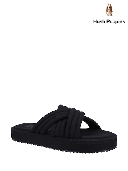 Negru - Hush Puppies Sienna Slides (B75567) | 260 LEI