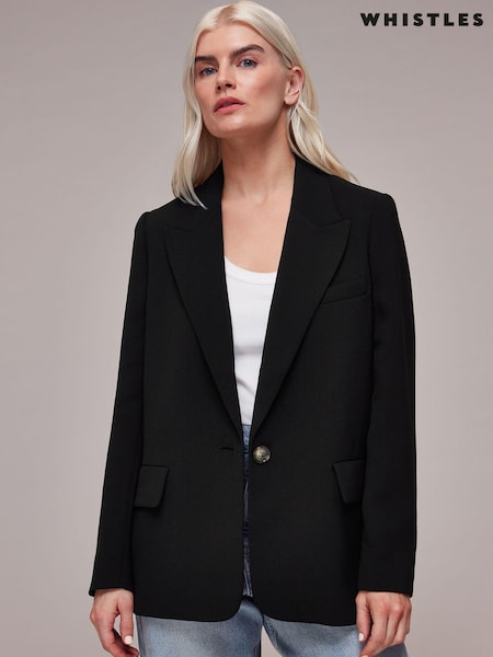 Whistles Boyfriend Crepe Blazer (B75574) | €211