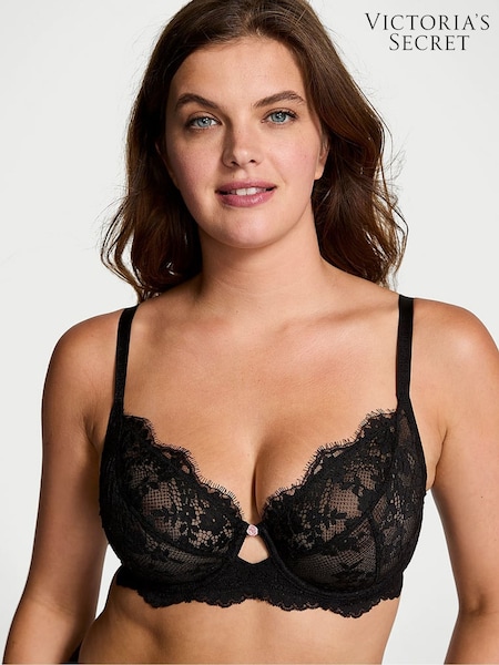Victoria's Secret Black Full Cup Support Lace Bra (B75608) | €56