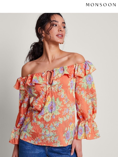 Monsoon Orange Zimira Blouse (B75793) | €32