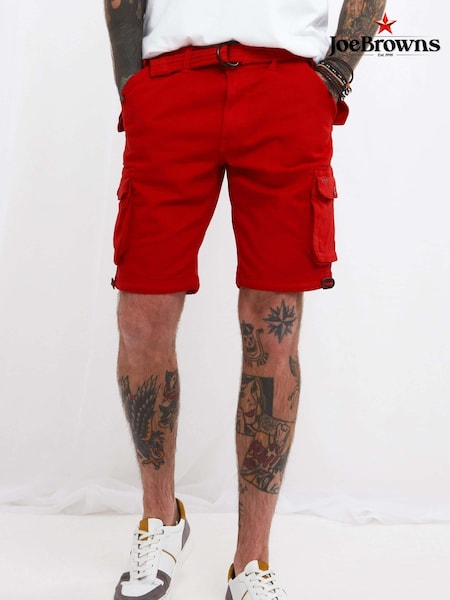 Joe Browns Red Hit The Action Shorts (B75854) | $77