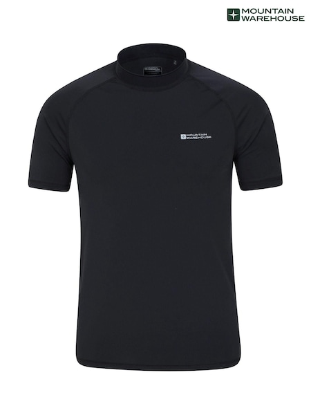 Mountain Warehouse Black UV Mens Rash Vest (B75933) | ₪131