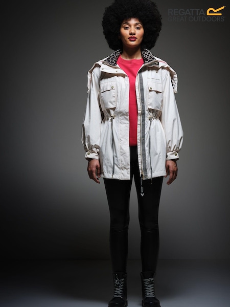 Regatta Cream Christian Lacroix Bernis Waterproof Jacket (B76020) | AED326