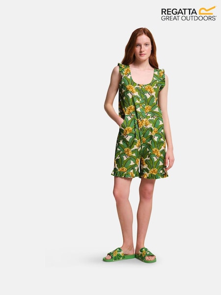 Regatta 100% Cotton Orla Kiely Short Playsuit (B76198) | 146 LEI