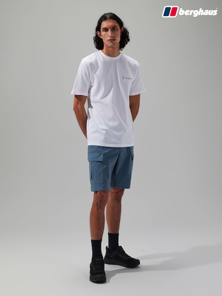 Білий - Berghaus Grit з коротким рукавом 100% Cotton футболки (B76206) | 1 923 грн
