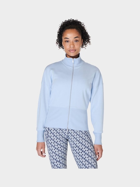 Albastru de în Albastru - Sweaty Betty After Class Hanorac cu fermoar (B76278) | 271 LEI