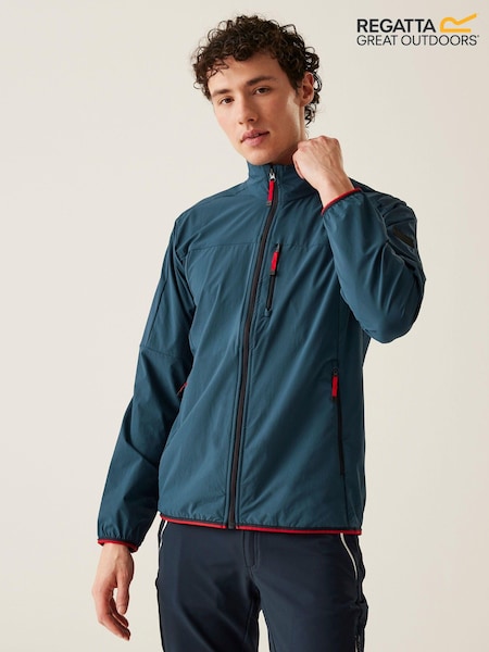 Regatta Blue Prestfield Full Zip Softshell Jacket (B76303) | R$ 485