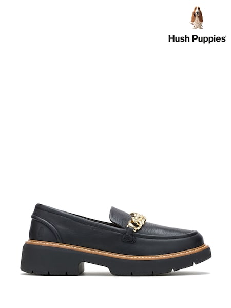 črna - Hush Puppies Jodie Leather Loafers (B76392) | € 82