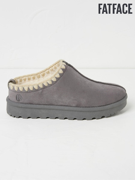 FatFace Lyra Grey Mule Slippers (B76423) | R$ 420