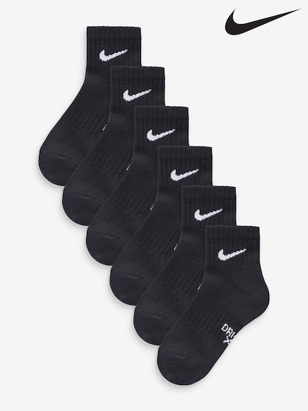 Nike Little Kids Performance Quarter Crew Socks 6 Pack (B76511) | 23 €