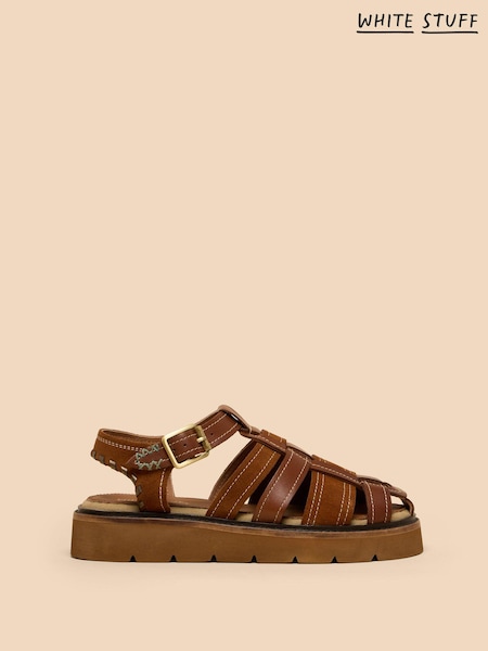 White Stuff Natural Chunky Fisherman Sandals (B76533) | €43.50