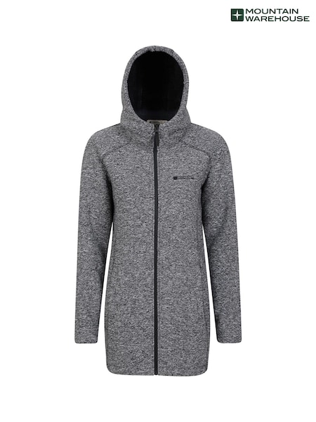 אפור - Mountain Warehouse Nevis Longline Fleece Jacket (B77140) | ‏322‏₪