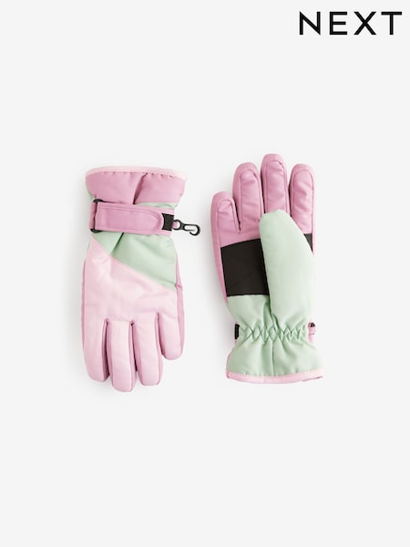 Multi Colourblock Ski Gloves (3-16yrs) (B77380) | AED39 - AED49