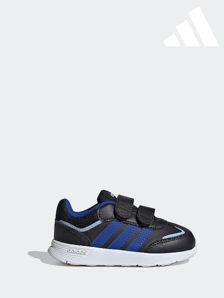 adidas Black/Navy Tensaur Switch Kids Trainers (B77437) | €32