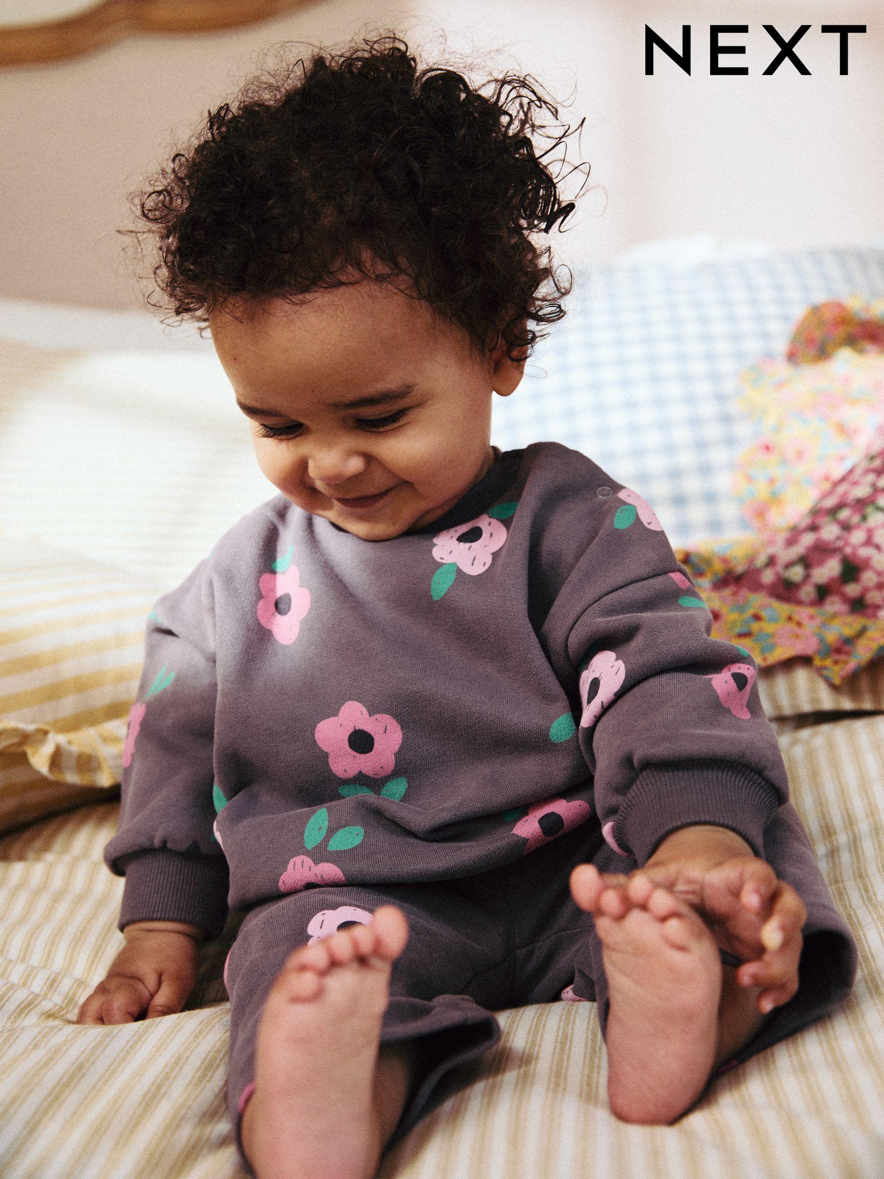 Baby girl sweatshirt and joggers hotsell