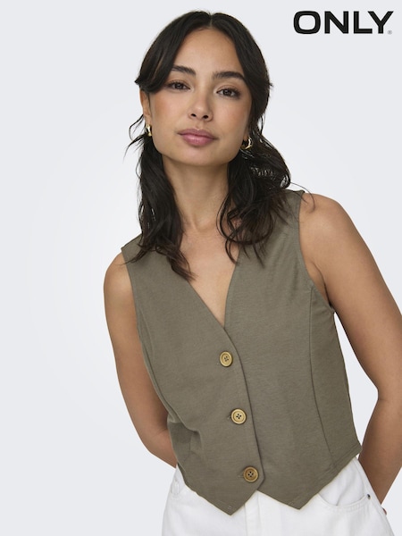 ONLY Button Jersey Waistcoat (B77591) | 13 €