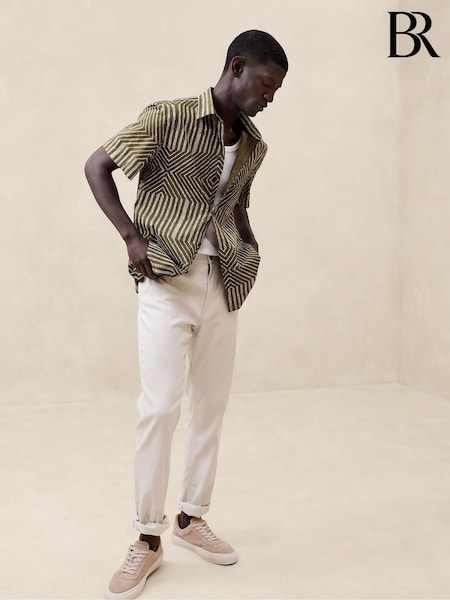 Banana Republic Green Cotton Poplin Shirt (B77632) | €31