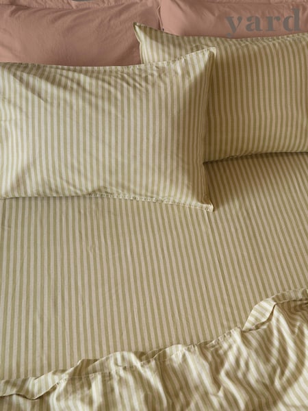 Yard Marlow Stripe Fitted Sheet