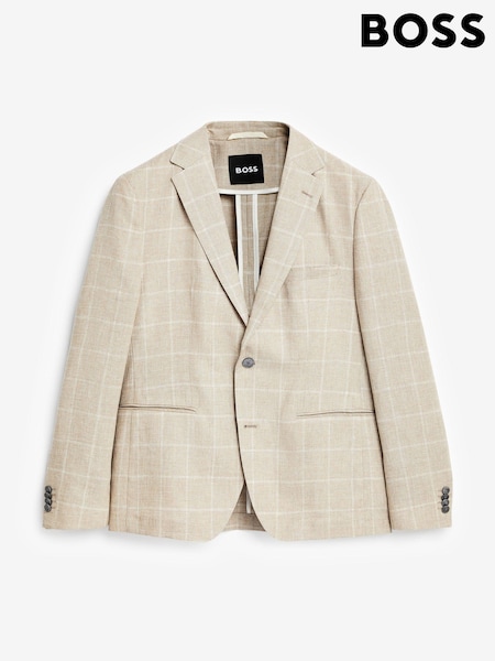 BOSS Cream Jack Regular Fit Jacket (B77817) | €185