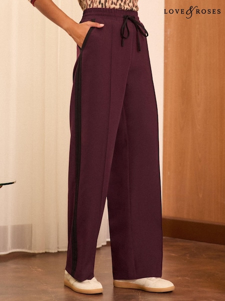 Love & Roses Side Stripe Drawstring Trousers (B77831) | €42