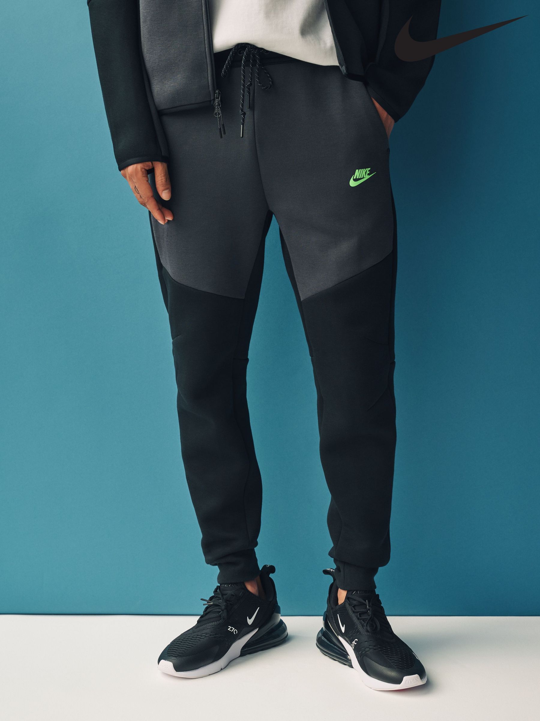 Nike colour block tech track pants store