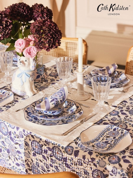 Cath Kidston Blue Strawberry Garden Tablecloth (B78134) | €54