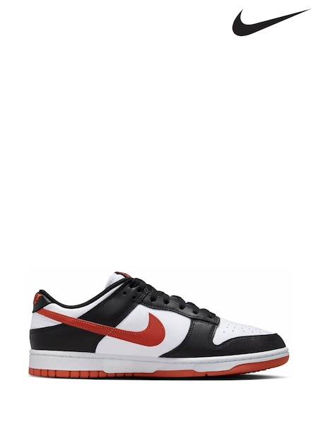 Nike Black/Red Dunk Low Trainers (B78137) | €140