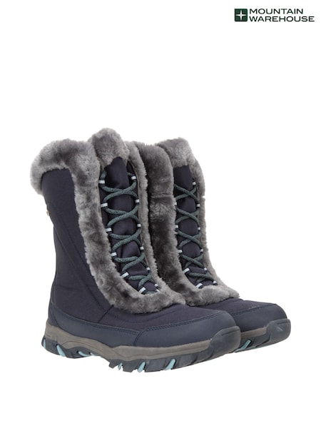 Синий - Mountain Warehouse Womens Ohio Snow Boots (B78439) | €78